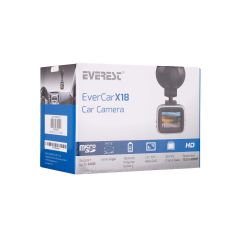 Everest EVERCAR X18 1,5'' TFT Ekran 2.0MP 147,5° Geniş Açı G-Sensor 1080P Araç İçi Kamera