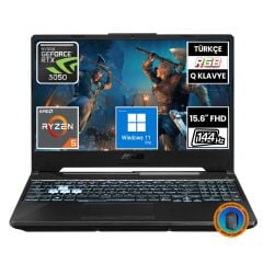 Asus TUF Gaming A15 FA506NC-HN050A16 Ryzen5 7535HS 32GB 512SSD RTX3050 15.6'' FullHD W11P Taşınabilir Bilgisayar-CNT017