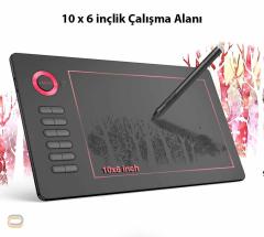 Veikk A15 8192 Levels Zoom Uyumlu 5080LPI Grafik Tablet+Kalem