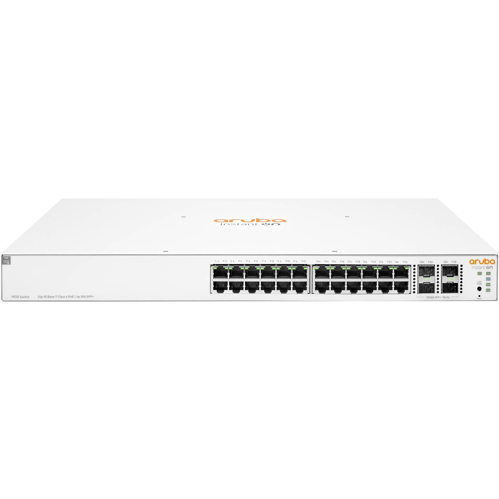 HPE Aruba Instant On 1930 JL683A 24 Port 4x10 Gigabit SFP+ 10/100/1000 Switch