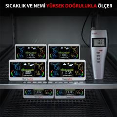 ThermoPro TP68B 7'' İç-Dış Mekan Dijital Isı,Nem,Basınç Ölçer