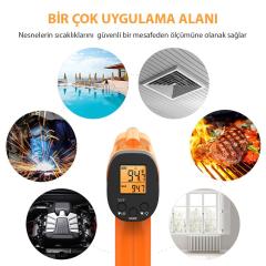 ThermoPro TP30 Endüstriyel Kızılötesi Katı-Sıvı Sıcaklık Ölçer