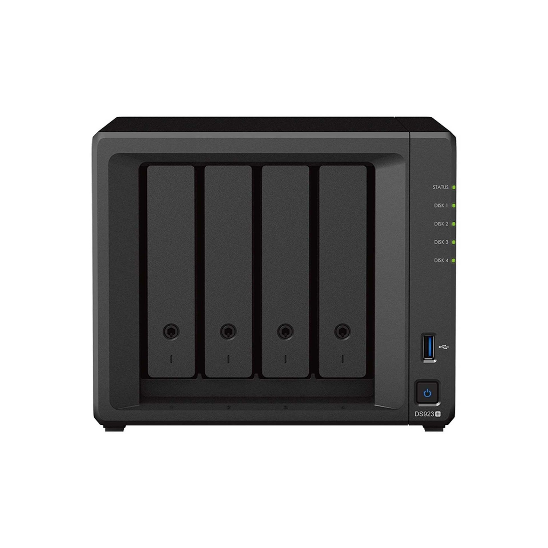 SYNOLOGY DS923PLUS02 Ryzen R1600 4GB 2TB HDD 4x3.5'' SATA Desteği RAID(0-1-5-6-10) NAS Depolama Ünitesi