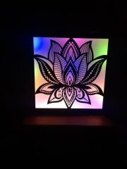 Veraart Işıklı Kişiselleştirilmiş Dekoratif Lotus Çiçeği Gece Lambası