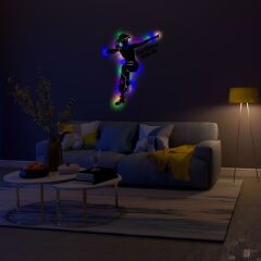 Veraart Işıklı Dans Temalı Tablo Emma Dekoratif Gece Lambası 80 cm