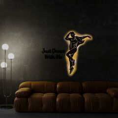 Veraart Işıklı Dans Temalı Tablo Dylon Dekoratif Gece Lambası 100 cm