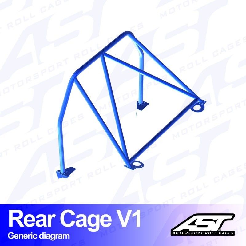 Roll Bar MAZDA MX-3 (EC) 3-doors Coupe REAR CAGE V1