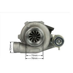 TURBOCHARGER JRSPEC GTX2871R+ BB (GTX2874R) HYBRID CERAMIC BB