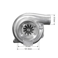 TURBOCHARGER JRSPEC GTX3071R+ HYBRID CERAMIC BB (GTX3077R)