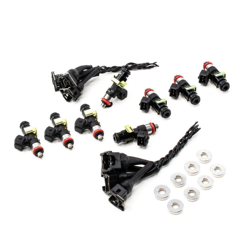 EV14 8 FUEL INJECTORS KIT 1500CC/MIN, CHEVROLET SILVERADO 1500 & GMC SIERRA 1500 2000-13 GAS V8 4.8L/5.3L/6.0L/6.2L EXCL FLEX FUEL