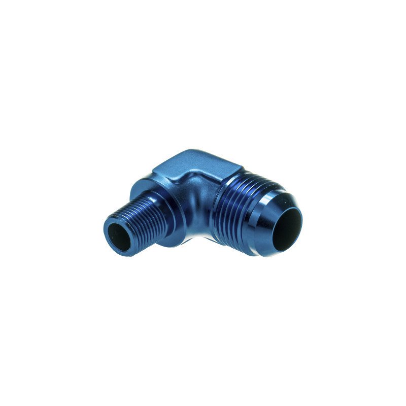 AN4 JIC FLARE TO 3/8 NPT 90 DEGREE MALE ELBOW OIL FUEL HOSE FITTING ADAPTER