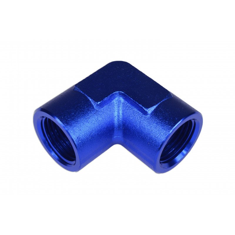 ADAPTER 90' FEMALE-FEMALE COUPLER HOSE FITTING