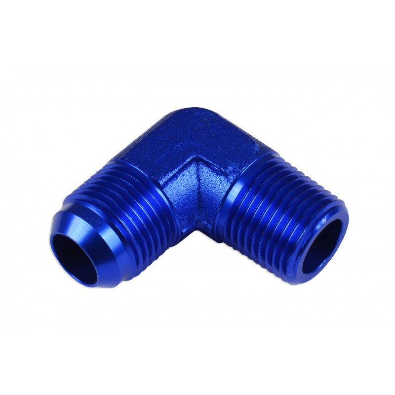 ADAPTER AN4-1/4 NPT 90' MALE-MALE COUPLER HOSE FITTING