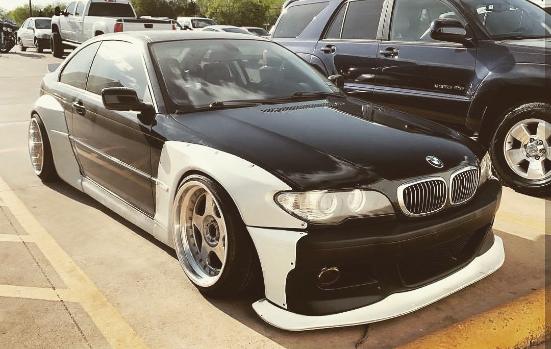 BMW E46 M3 pandem style front splitter