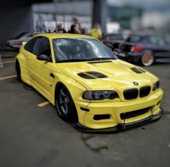 BMW E46 M3 pandem style front splitter