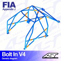 Roll Cage CITROËN ZX 3-doors Hatchback BOLT IN V4