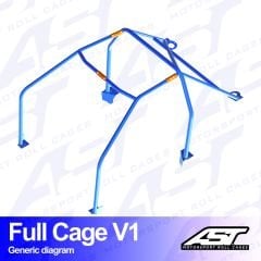 Roll Cage FIAT Seicento (Type 187) 3-doors Hatchback FWD FULL CAGE V1