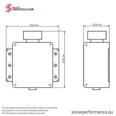 Water Injection 3l Reservoir with Fluid Level Switch