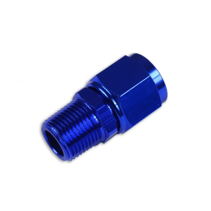 AN-8 AN8 JIC FLARE TO 1/2 NPT FEMALE-MALE STRAIGHT HOSE FITTING ADAPTER