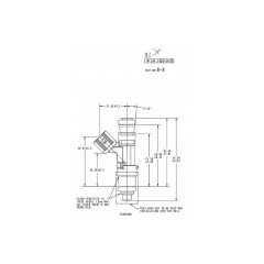 BOSCH 525CC INJECTOR