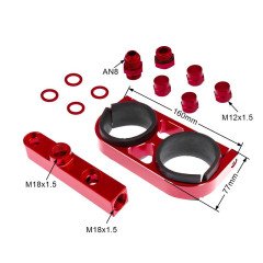 JRSPEC DUAL MOUNT KIT FOR BOSCH PUMP - RED