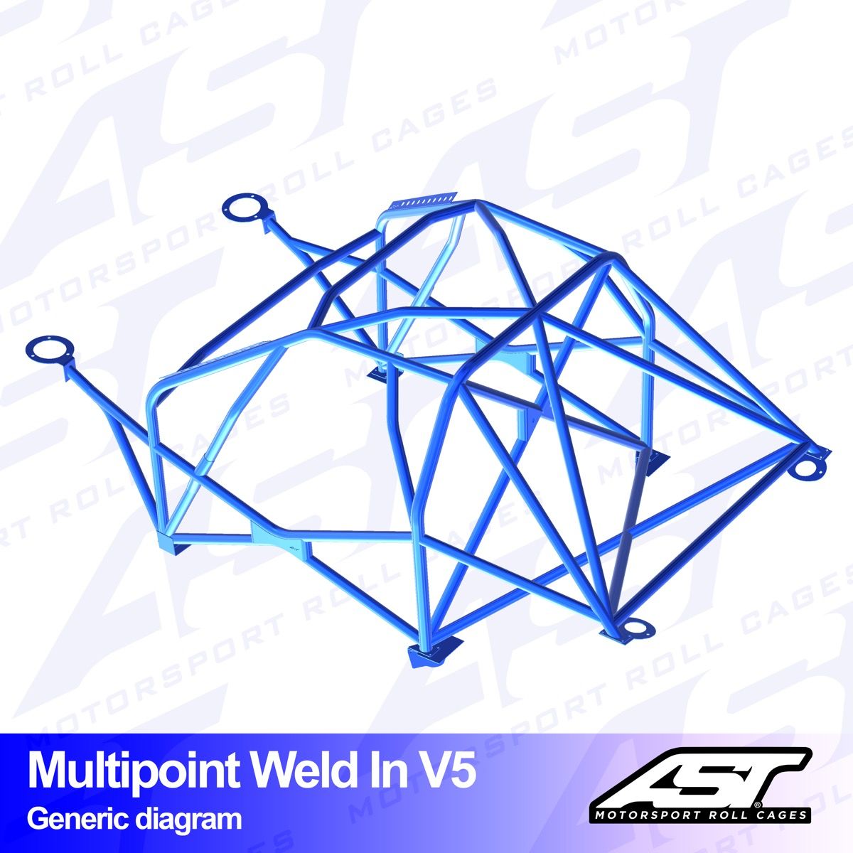 Roll Cage TESLA Model 3 5-door Hatchback MULTIPOINT WELD IN V5