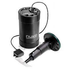 NUKE PERFORMANCE 2G FUEL SURGE TANK 3.0 LITER WITH PROTEC COBRA BRUSHLESS FM44500 FUEL PUMP