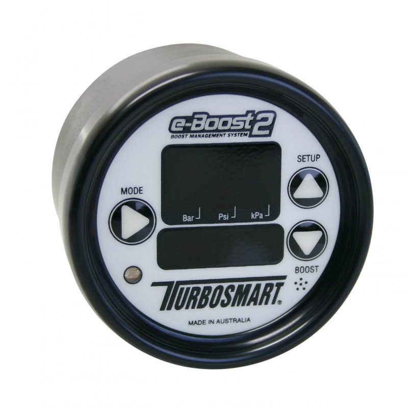 EBC TURBOSMART E-BOOST2 60PSI 66MM WHITE FACE/BLACK BEZEL