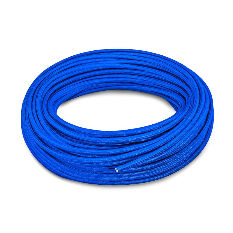 NYLON BRAIDED PTFE TEFLON FUEL HOSE BLUE