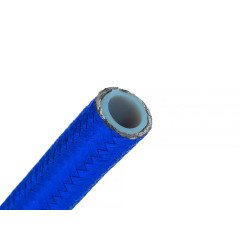 NYLON BRAIDED PTFE TEFLON FUEL HOSE BLUE