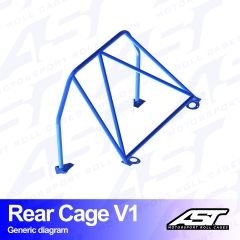 Roll Bar MAZDA MX-5 (NA) 2-doors Roadster REAR CAGE V1