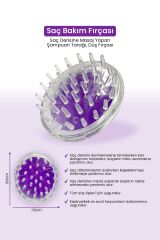 Saç Bakım Fırçası, Saç Derisine Masaj Yapan Şampuan Tarağı, Duş Fırçası