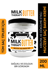 Saç Fırçası+Milk Therapy Butter Yağ İçeren Mucizevi Saç Bakım Kremi