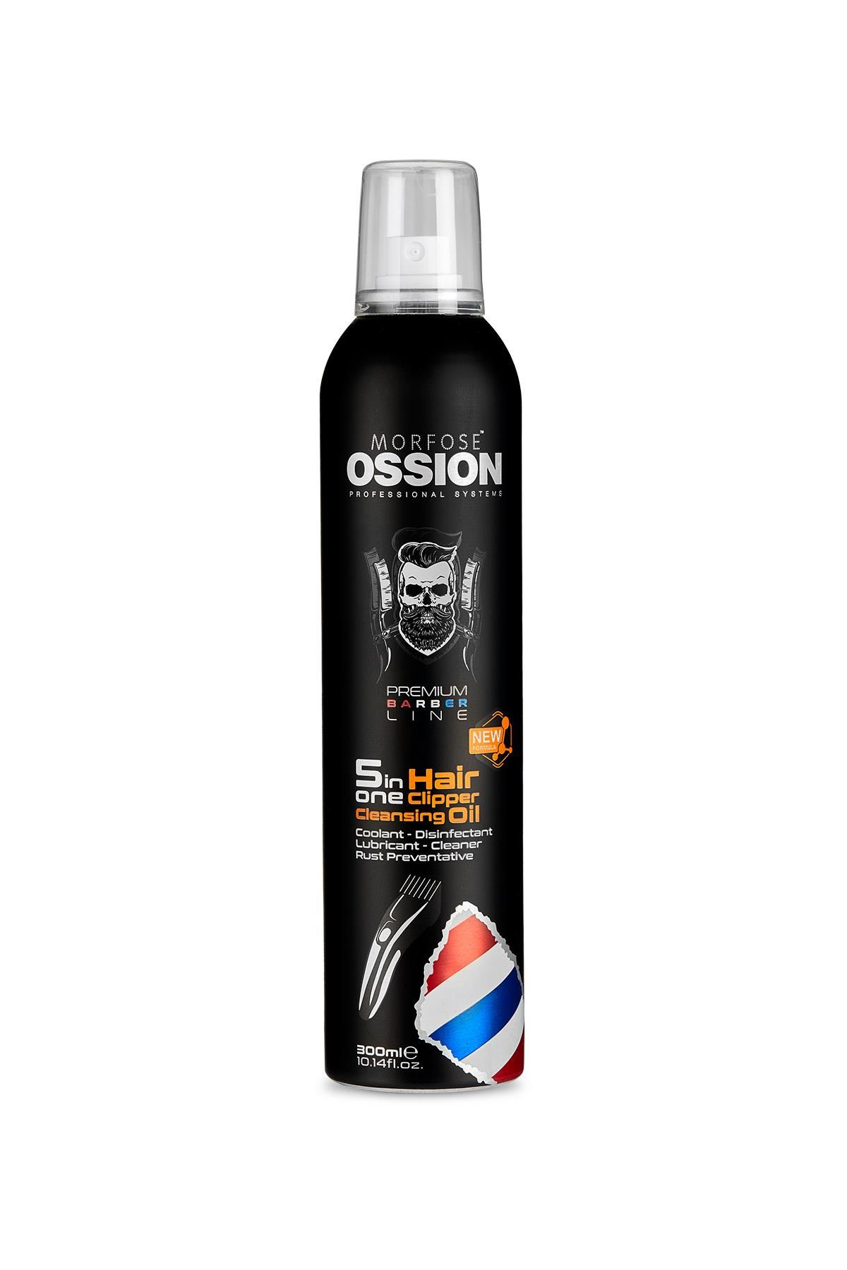 Ossion Premium Barber Line Saç Kesme Makinası Temizleme Yağı 300 ml
