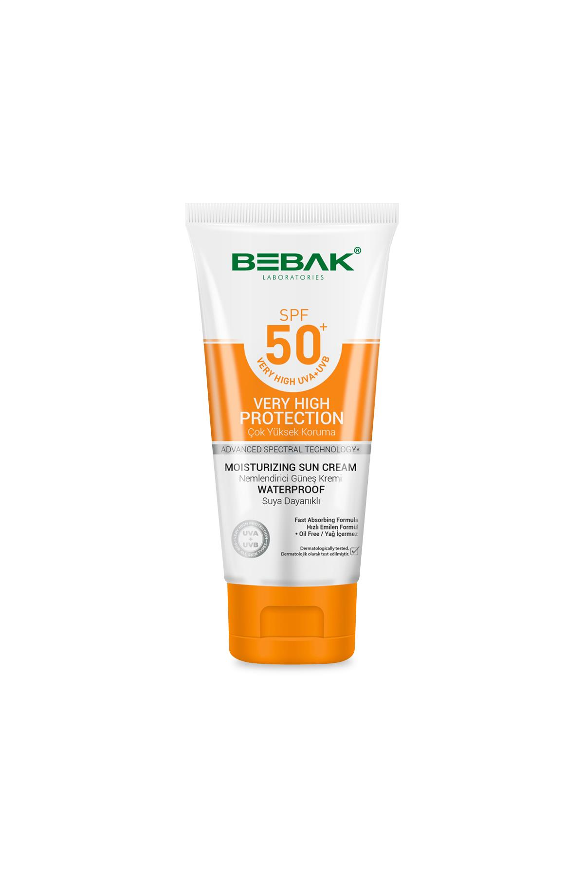 Bebak Nemlendirici Güneş Kremi 50+ Spf Yüksek Koruma Kutulu 75 ml