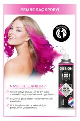 Ossion Premium Barber Line Pembe Renkli Saç Spreyi 150 ml