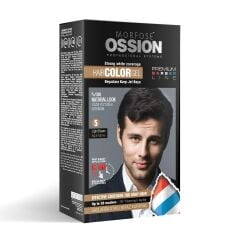 Ossion Premium Barber Erkekler İçin Jel Saç Boyası Kiti -  Light Brown No:5 40ml