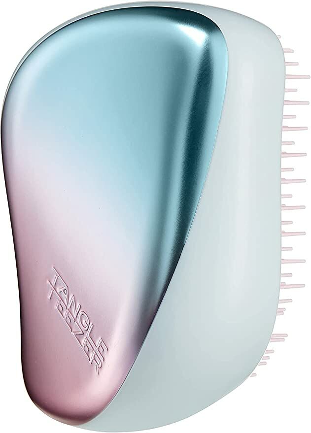 Tangle teezer compact styler- ombre blue purple chrome