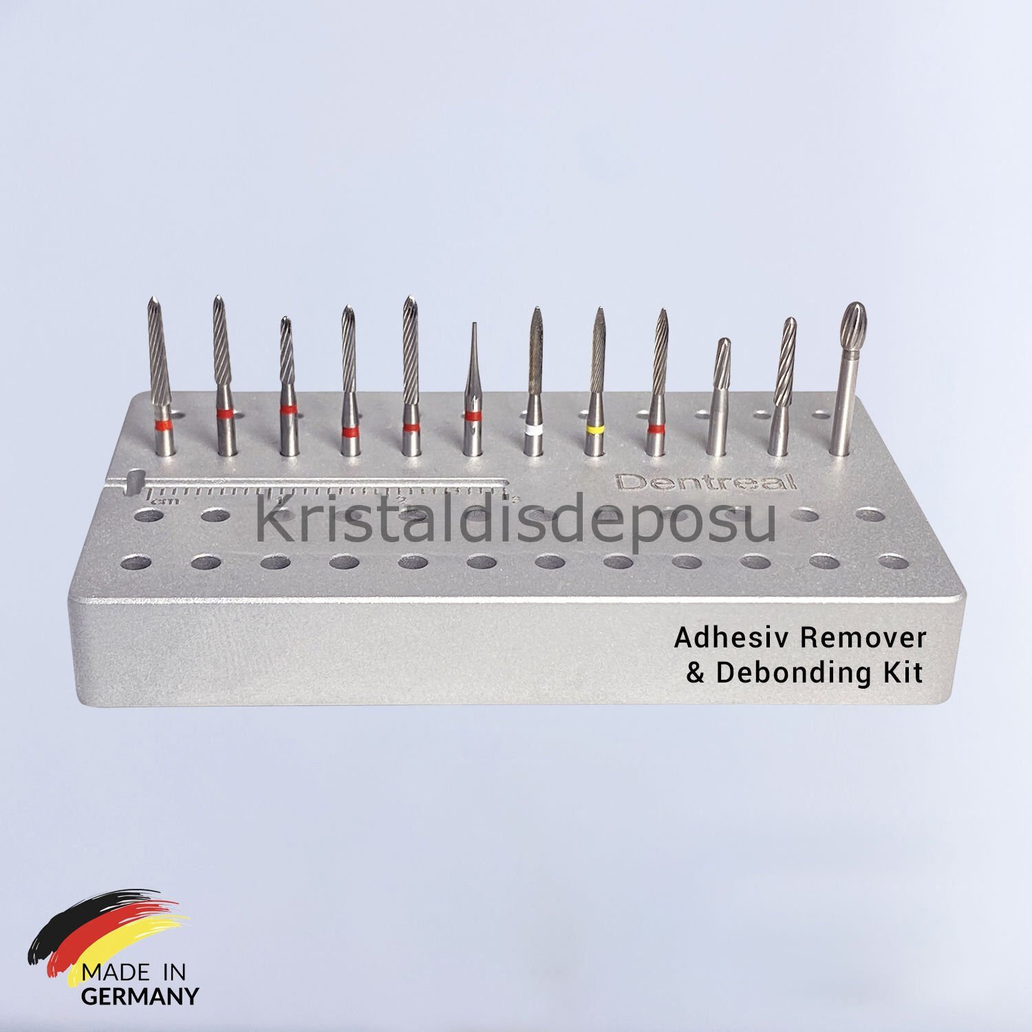 Carpide Adhesive Remover & Debonding Frez Set