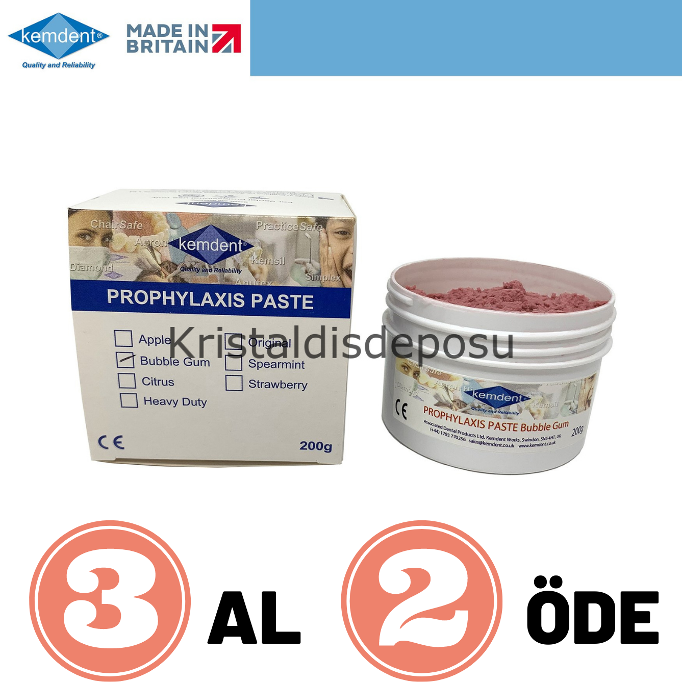 Prophylaxis paste - Polisaj Pastası 3 Al 2 Öde Kampanyası