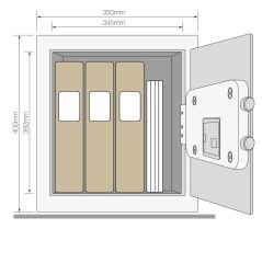 Yale Yüksek Güvenlikli - Ofis Tipi Kasa - YSEB/400/EB1