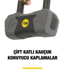 Zincir Asma Kilitli Bisiklet Motorsiklet Kilidi - 1800mm -  YCL3/10/180/1