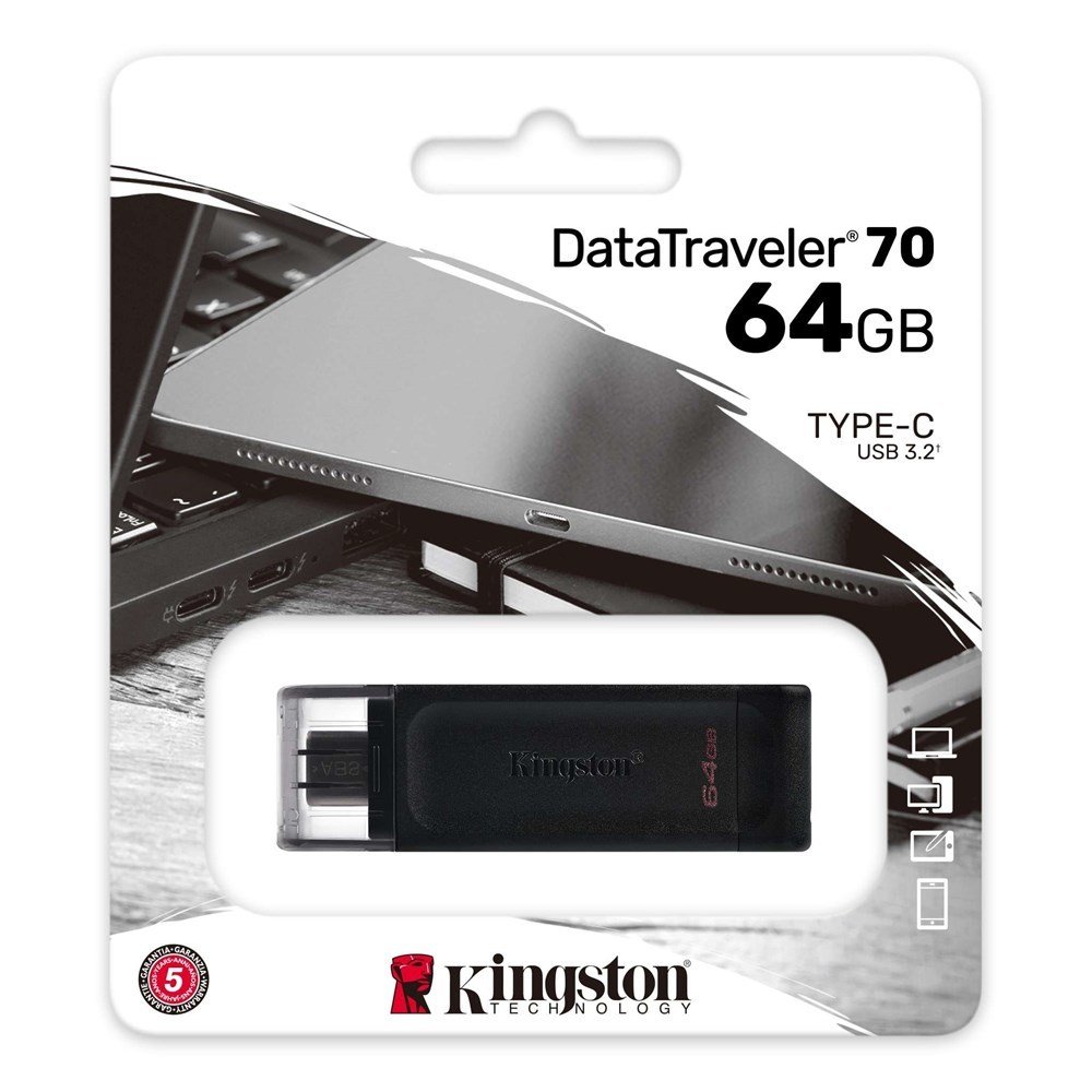 Kingston 64GB DT70 Usb 3.2 Gen1 DT70/64GB