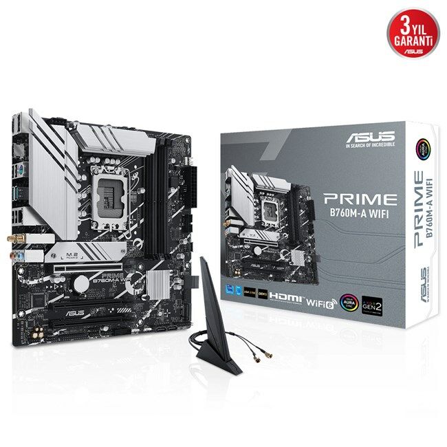 Asus Prime B760M-A Wifi D5 1700P Hdmi Dp Usb3.2