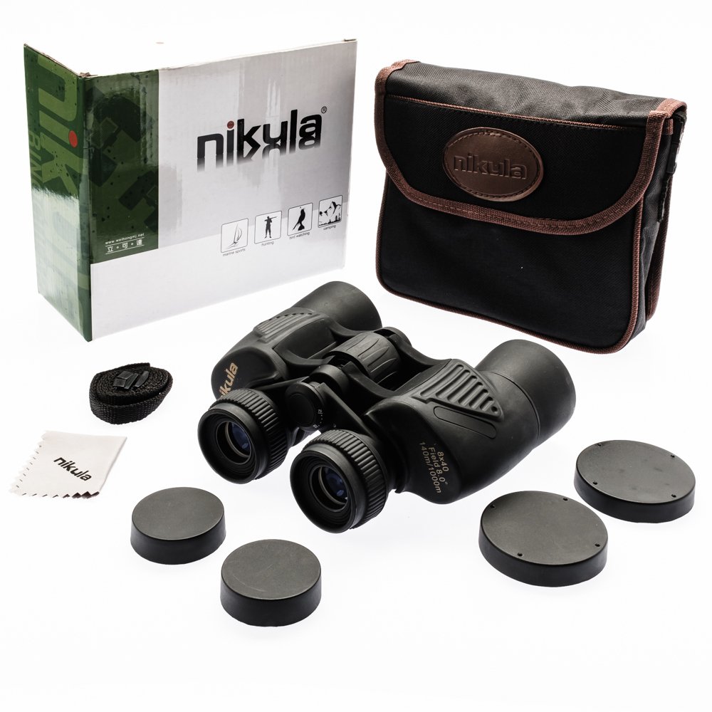 Nikula 8x40  - Profesyonel - Su Geçirmez El Dürbünü - 1000/140m - Kompakt Tasarım