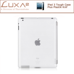 LUXA2 iPad 3 Tough Case Plus Plastik Kılıf - Beyaz