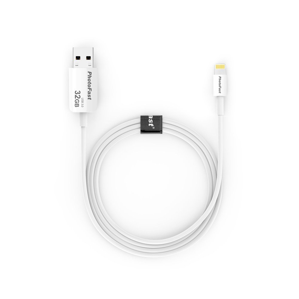 PhotoFast Photo Backup Cable 32GB Lightning / USB 3.0 Şarj Kablolu i-FlashDrive