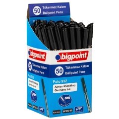 Bigpoint Tükenmez Kalem Polo 0.7mm Siyah 50'li Kutu