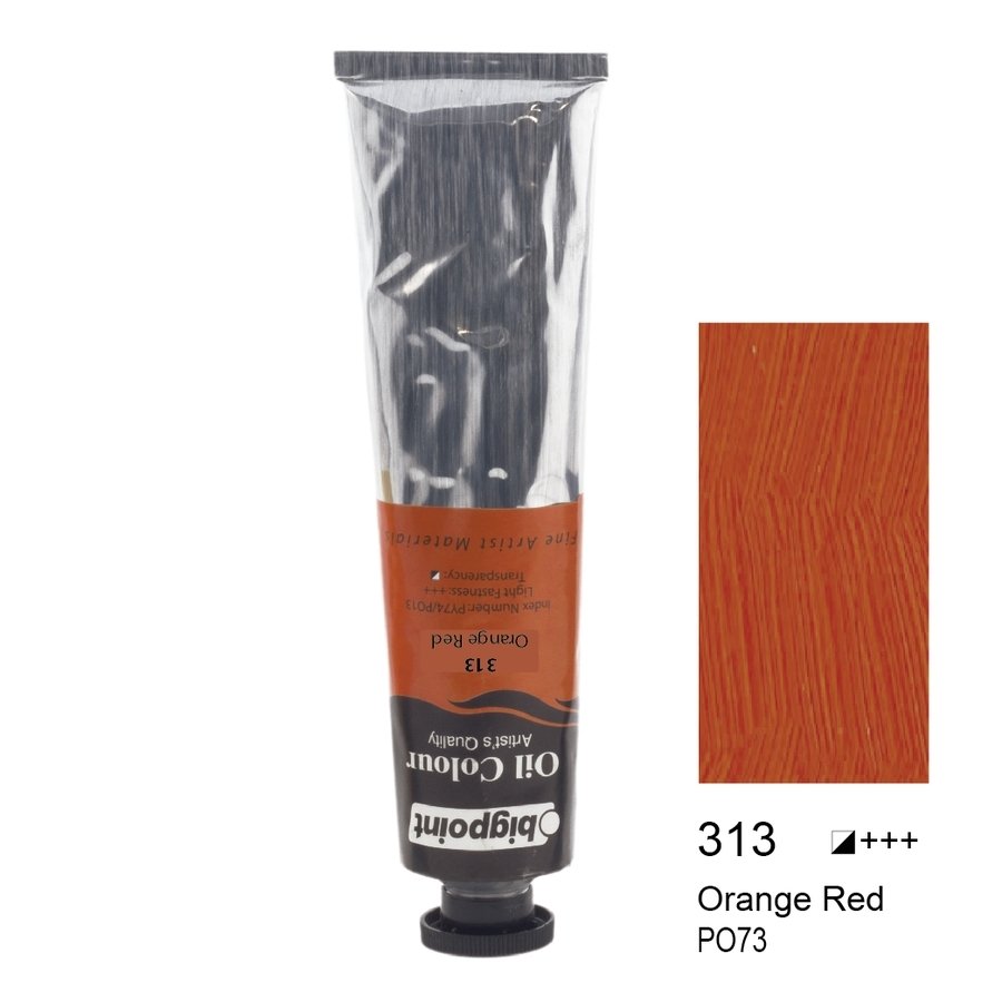 Bigpoint Yağlı Boya 45 ml Orange Red 313 6'lı Kutu