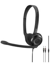 Sennheiser PC 3 Chat Mikrofonlu Kulak Üstü Çağrı Merkezi Kulaklığı (SK-504195)